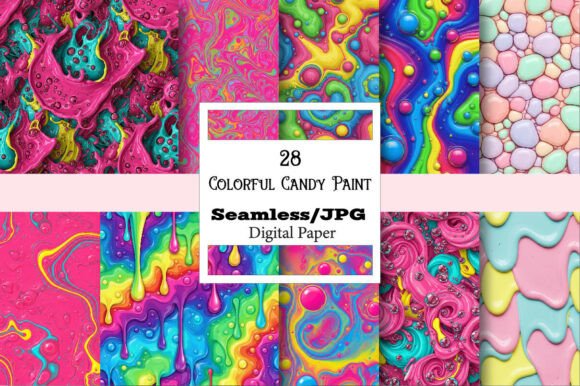 A Guide to Using Colorful Candy Paint Digital Pattern