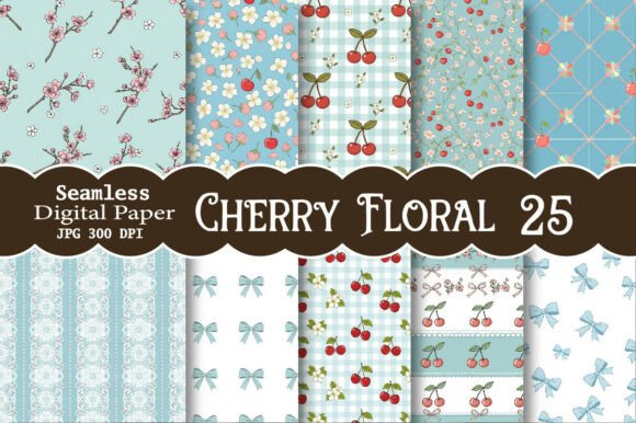 Cherry Blossom Pattern for Creative Projects