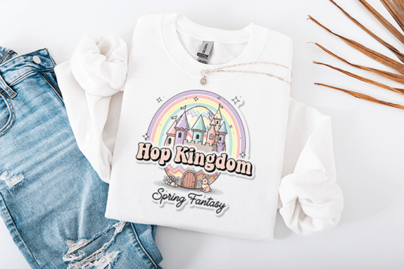 Discover the Magic: Unleashing Creativity with the Hop Kingdom Spring Fantasy Sublimation Design