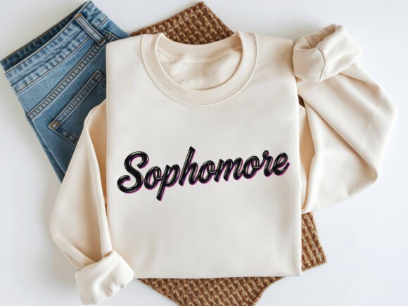 Evaluating Sophomore Year Y2K T-Shirt Text Art for Merchandise and Design