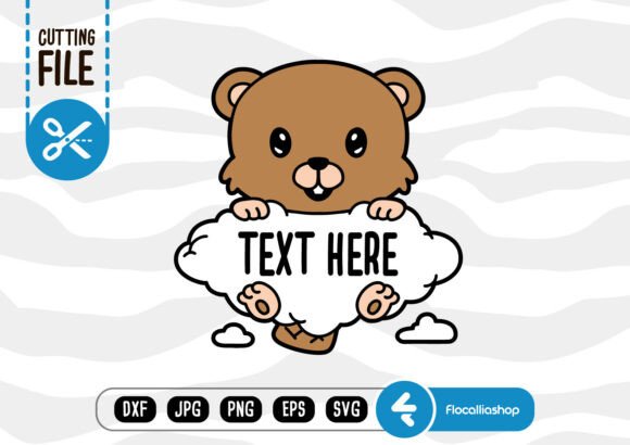 The Forest Cloud Monogram SVG and Beaver SVG Crafting Guide