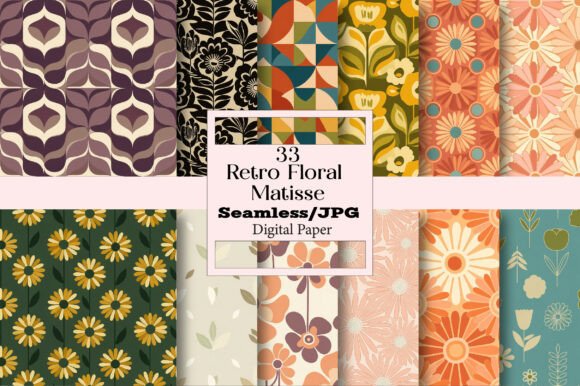 The Retro Floral Seamless Pattern Matisse: Your Creative Swiss Army Knife