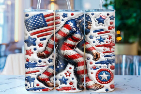 The Ultimate Guide to the Inflated Patriotic Bigfoot Tumbler PNG: Design, Uses, and Benefits