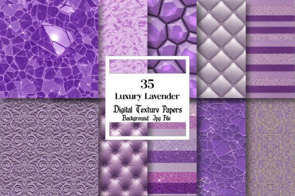 The Versatile Appeal of Luxury Lavender Digital Graphics
