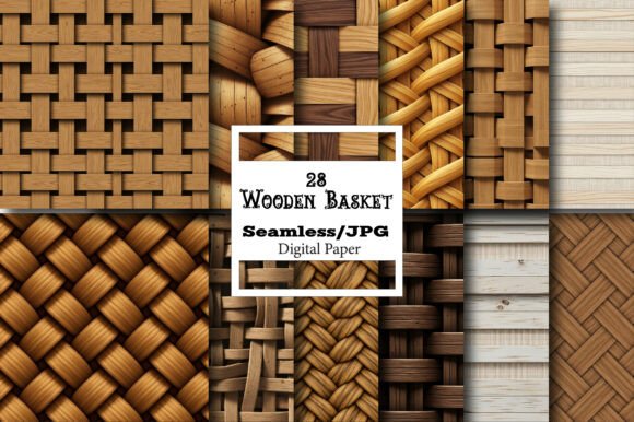 The Versatile Wooden Basket Seamless Pattern: A Creative Asset Evaluation