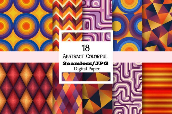 The Versatile Workflow Asset: Integrating Abstract Colorful Seamless Patterns