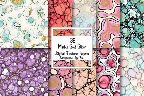 Understanding Marble Gold Glitter Backgrounds for Creative Projects
