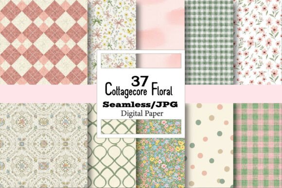 Unlocking Creativity: The Cottagecore Floral Digital Papers Set
