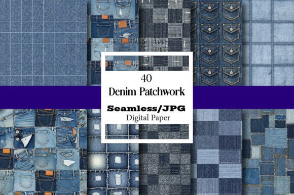 Your Digital Toolkit: The Transformative Power of Denim Patchwork Digital Paper